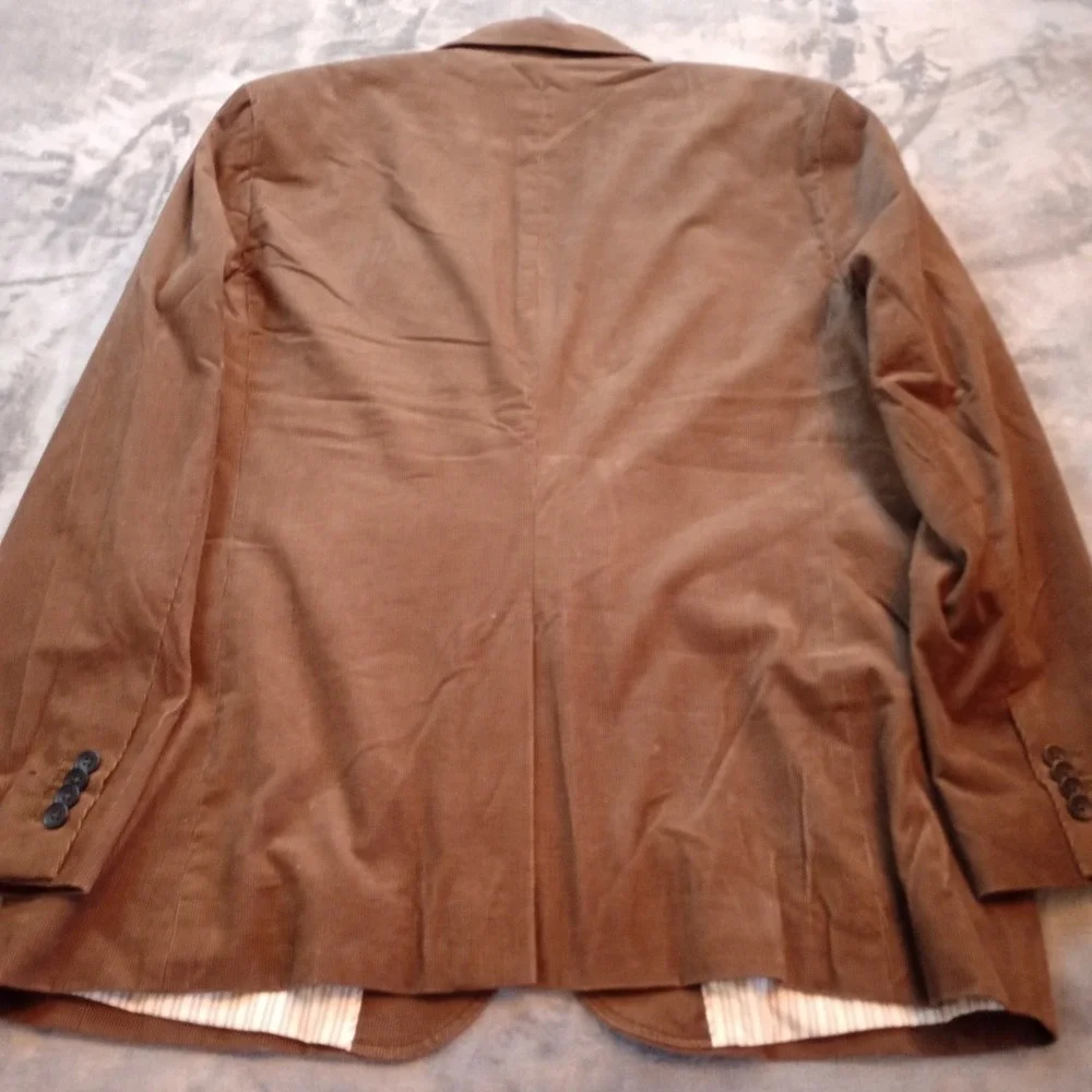 Banana‎ Republic Corduroy Blazer Mens 46 Regular Brown Sports Coat Jacket Cotton